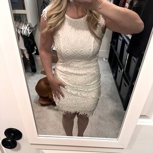 Stunning white lace dress